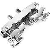 TUOREN Drum Set Holder Clamp Adjustable Multi-Clamp Cymbal Boom Arm Mounting Bracket (Fits 1/2" to 1" Pipes) with Two Screw Adjustment