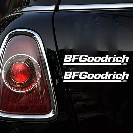 Amazon 23cm 5 1cm車スタイリングbfグッドリッチタイヤホイールリムキャップjdm Trd車デカールおかしい車のステッカー 車 バイク 車 バイク