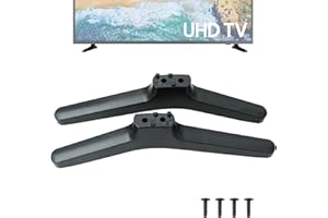 TJFUJIE TV Replacement Legs Compatible with Samsung 43 inch TV for UN43NU6900F UN43NU6950FXZA Class 4K (2160p) Ultra HD Smart LED,with Screws.
