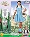 Rubies Wizard of Oz Dorothy Dress and Hair Bows Costume, Blue/White, Teen