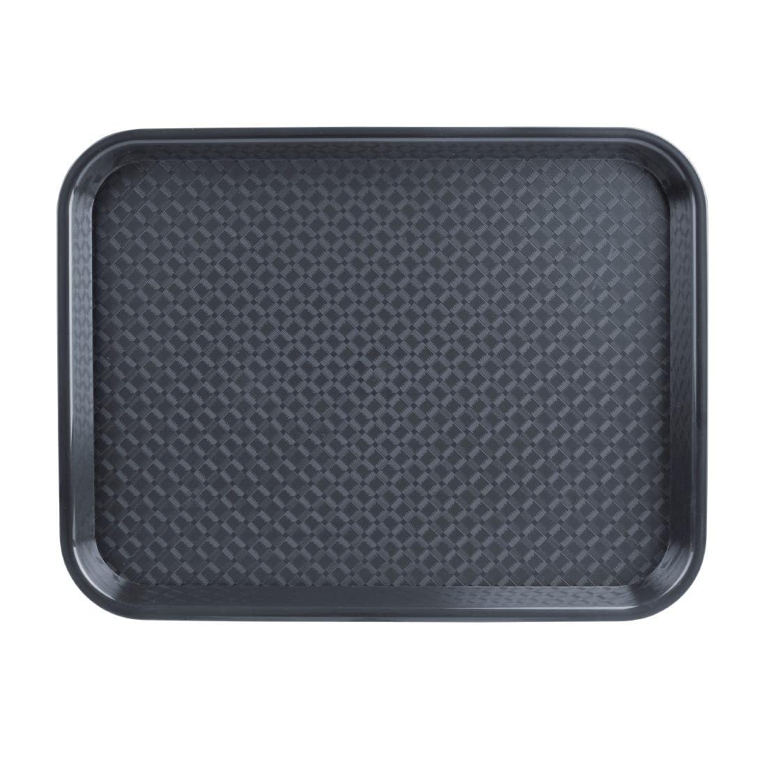 Olympia Kristallon Foodservice Tray Charcoal - 350x450mm 11 4/5x 15 1/5"