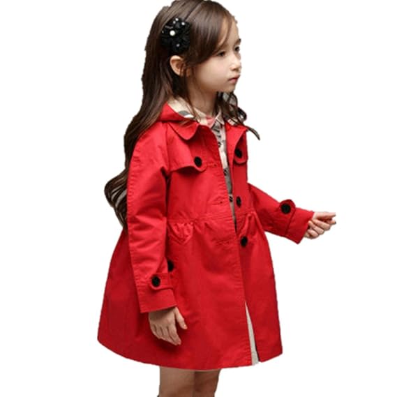 Amazon ノーブランド品 新品 キッズ 女の子 コート ボタン 帽子