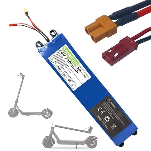 Batterie SNHMFUH 36V 7800mAh 10S3P Pour Scooter M365 – Li-Ion, 1000 Cycles, XT30/JST