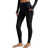 Colorfulkoala Women's High Waisted Leggings 28" Inseam Full Length Workout Yoga Pants with Pockets