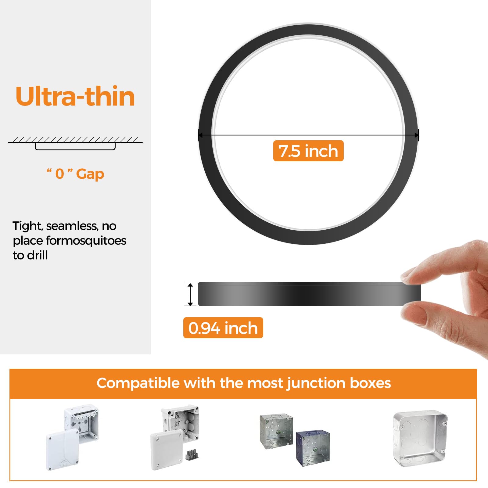 8PACK LED Flush Mount Ceiling Light