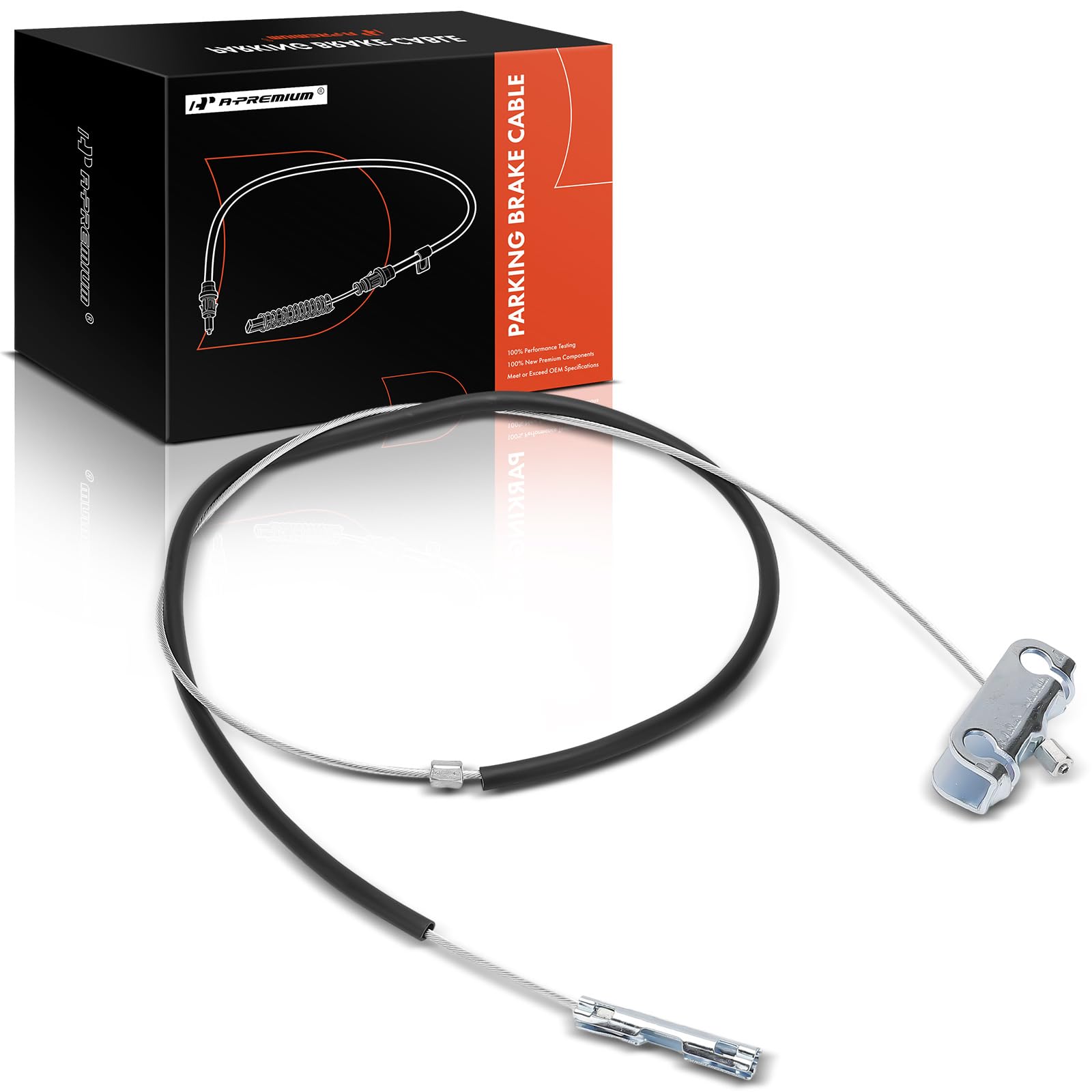 Photo 1 of A-Premium Intermediate Side Parking Brake Cable Assembly Compatible with GMC, Chevrolet and Cadillac Models: Yukon XL 1500/Suburban 1500 2000-2006, Avalanche 1500/Escalade EXT 2002-2006, Escalade ESV