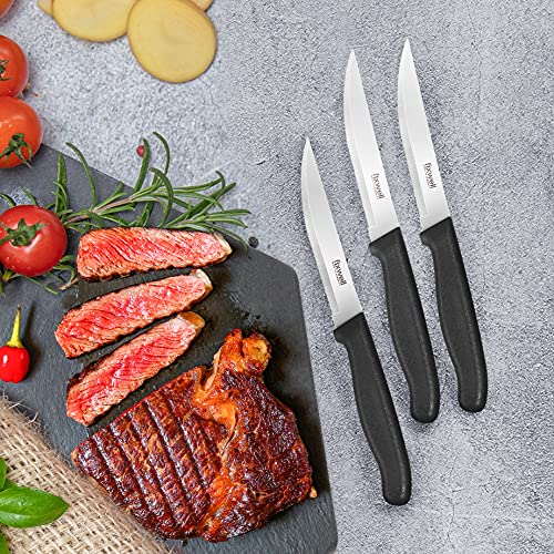 Fixwell® Steakmesser, schwarz I sehr scharfes Fleisch-Messer, ideal für den Esstisch und Grillfleisch – sehr langlebig, rostfrei | spülmaschinenfest & lebensmittelecht | 100% Made in Germany seit 1955 thumbnail 3