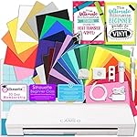 Silhouette CAMEO 3 Bluetooth Creative Bundle with 12 Oracal, 651 Sheets and 12 Siser Easyweed Heat Transfer Sheets