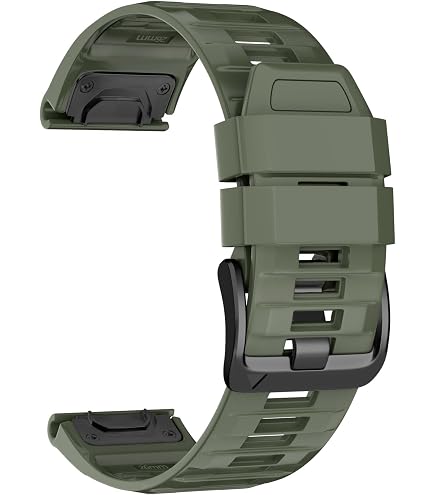 U-LIMVE 26mm Quick Fit Siliconen Horlogeband – Voor Garmin Fenix 7X/6X/5X, Epix Pro 51mm, TACTIX 7 En Meer