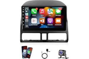 Leadfan Car Stereo Radio for Honda CRV 2002 2003 2004 2005 2006 with Apple CarPlay Android Auto, 9 Inch Touch Screen, Bluetoo