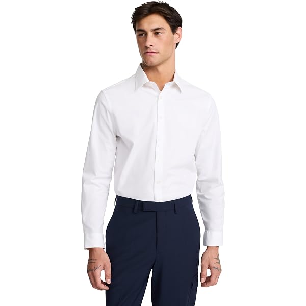 Amazon.com: EXPRESS Men's Everyday Performance Dress Shirt – Slim Fit  Stretch Button-Up with Moisture-Wicking, Wrinkle-Resistant Fabric : Clothing,  Shoes & Jewelry
