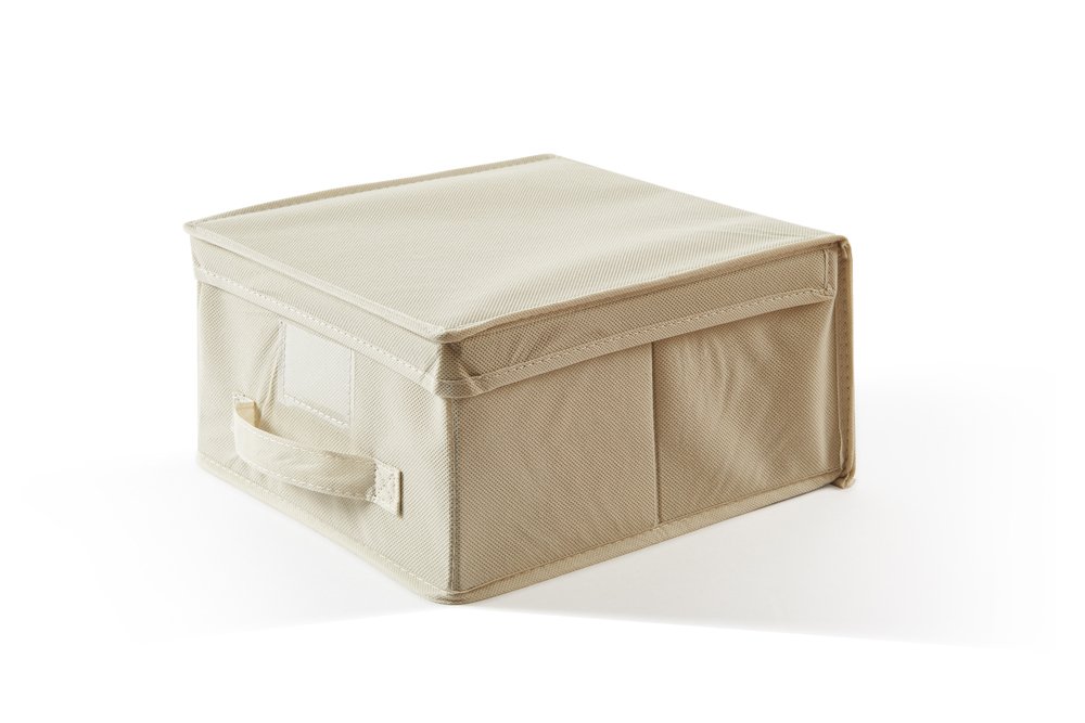 Perfetto TNT Custody Easybox Dimension- 28 x 30 x 15.5Cm, Colour-Beige, Fabric, Ecru, One Size