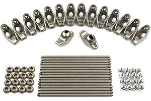 IE PARTS GROUP Elgin Industries Rocker Arm & Pushrod Set compatible with 1955-1986 sb Chevy 400 350 327 307 305 302 283 265