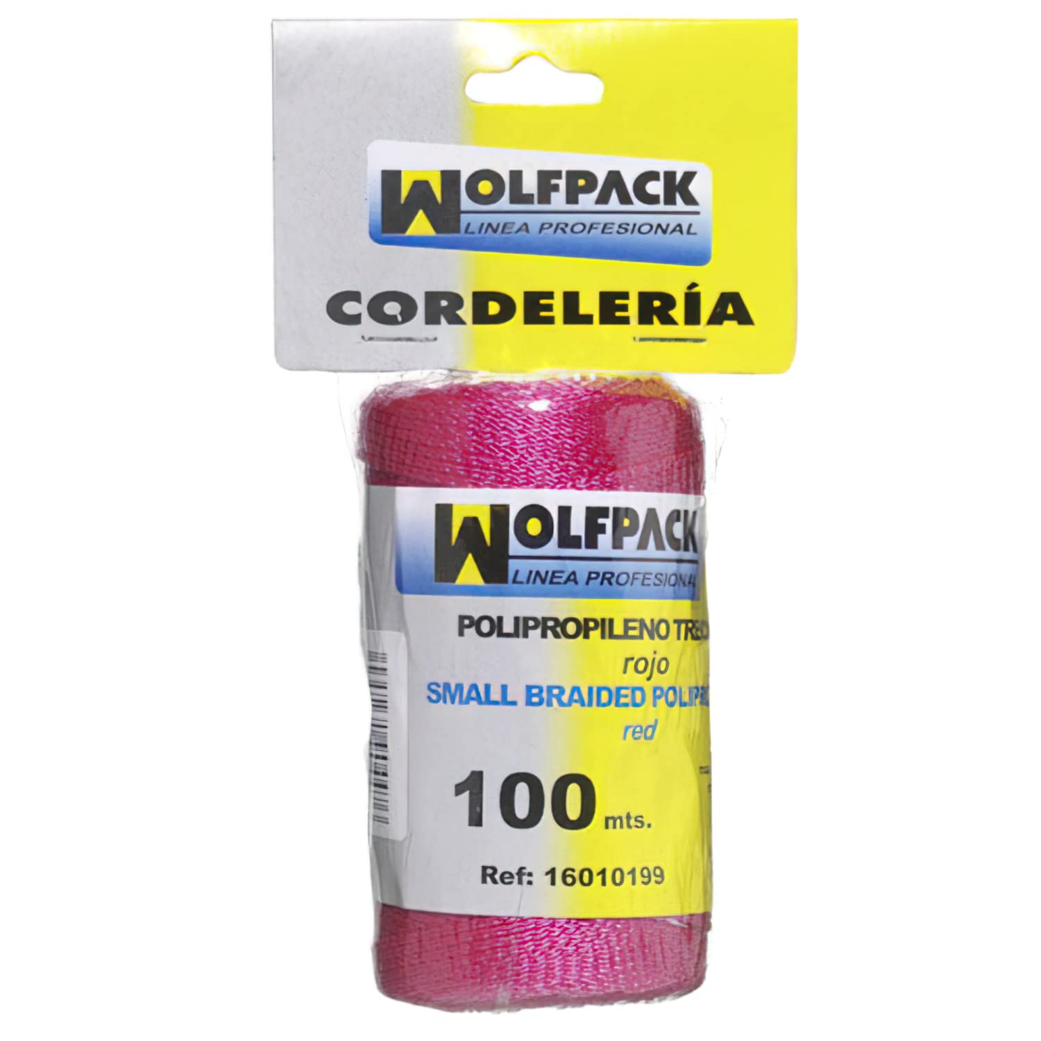 Wolfpack 16010199 Rope trencilla Polypropylene Red (Reel 100 m)
