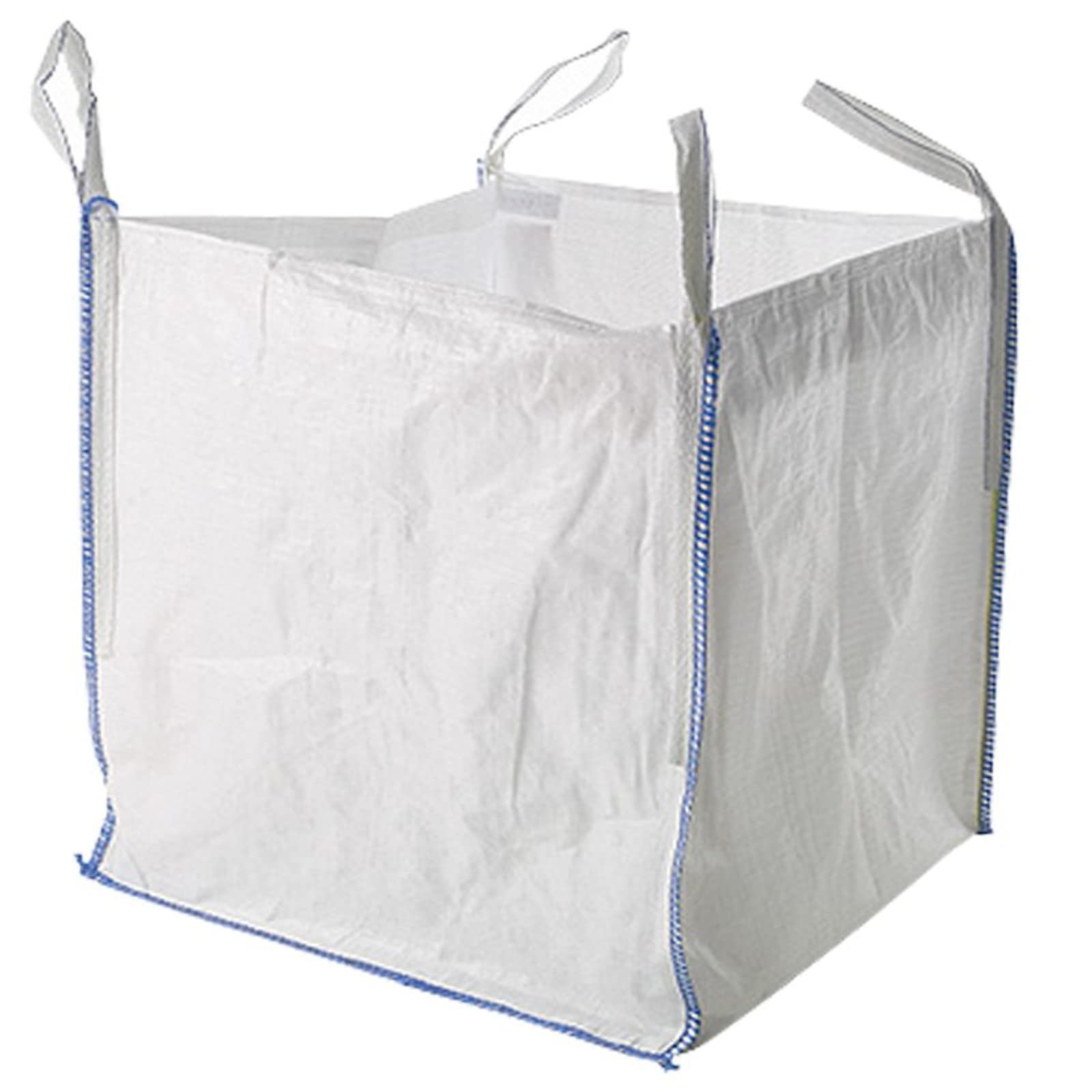 Garden Waste Bags Heavy Duty Jumbo Storage Dumpy Sack (Pack of 2) for Rubbish 1 Tonne Bulk Skip Bag One Ton FIBC Woven Builders Industrial Waste, Storage, Log, Gravel, Extra Large (2xOTB)