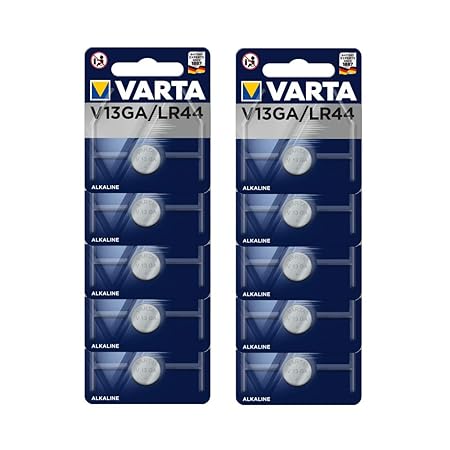Varta 13501122 Lithium Knopfzelle V13GA, 10er Pack