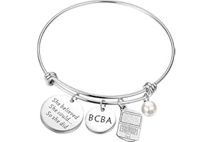 BLEOUK BCBA Therapist Graduation Gift - Board Certified Behavior Analysis Specialist Gift