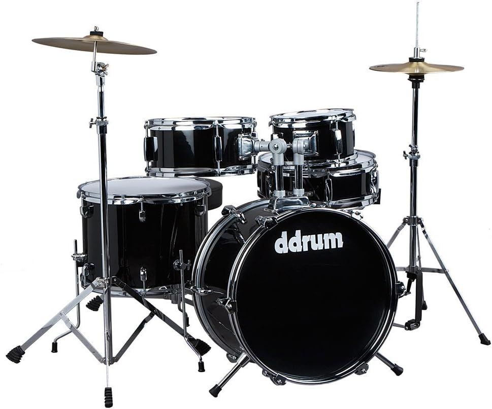 5-Piece Junior Drum Set - Black