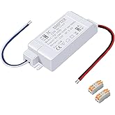 Karyoosi LED Power Supply 12V LED Driver 24W 2A 110V AC to 12V DC Converter for LED Strip, Spotlight Cabinet Lights, and Indo