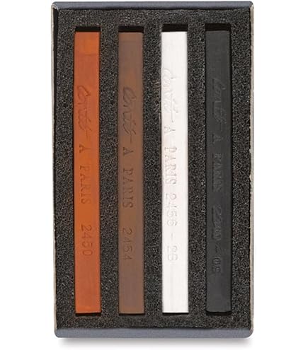 Amazon.com: Conté à Paris, Colour & Sketch Pastel Carré Wood Box