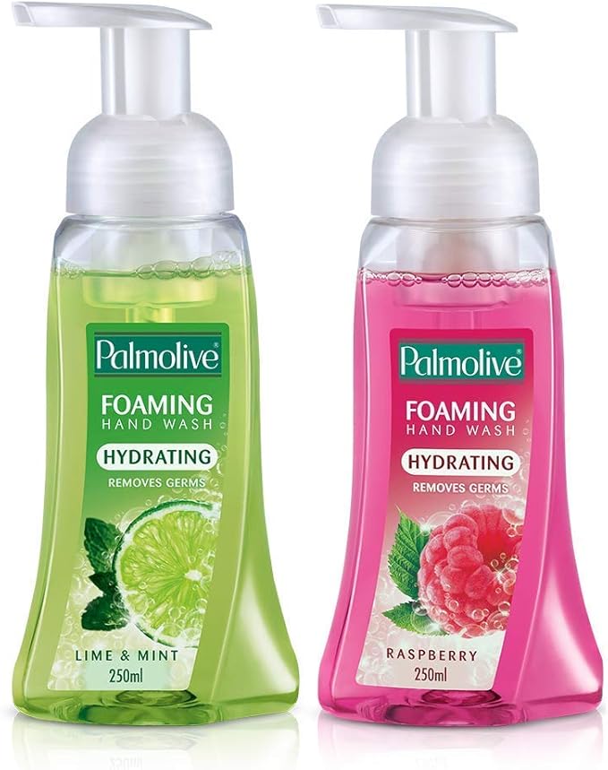 Palmolive Foaming Hand Wash 250 ml (Raspberry) and Palmolive Foaming