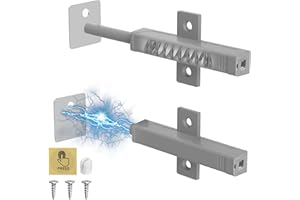 Push to Open Door Latch Jiayi 2 Pack Heavy Duty Magnetic Push Latch for Cabinet Drawer Latch Push to Open Cabinet Touch Latch