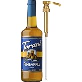 Torani Sugar-Free Syrup, Pineapple Flavor, Pump Included, 25.4 Fl Oz | Sweeten &amp; Add Guiltless Flavor to Dirty Sodas, Iced Tea, Lemonade, Italian Sodas | 0 Calories, 0 Carbs