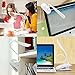 LE Dimmable Desk Lamp, Rechargeable Clip LED Desk Lamp, 14 LEDs Gooseneck LED Portable Reading Book Light, 3 Dimming Level, Touch Sensitive Table Lamp, USB Cord Included, Daylight White, Study Lamp