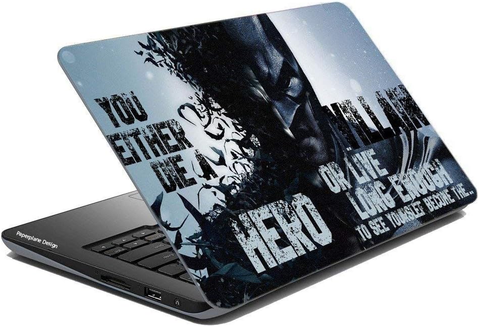 Paper Plane Design Laptop Skin Cover for All Models up to 17 inch Screen Print Size 15.5 inch x 10.5 inch