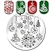 BORN PRETTY Nail Art Stamping Plate Christmas Tree Snowflake Bell Manicure Nail Art Print Image Plate BP-185