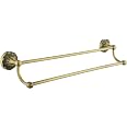SEIDO 24 Inch Brushed Gold Double Towel Bar - SUS 304 Stainless Steel Wall Mounted Rack For Bathroom, Kitchen, Laundry