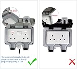 Anesty Outdoor Socket 6m Extension Lead 2 Gang IP66 Waterproof Sockets view 5
