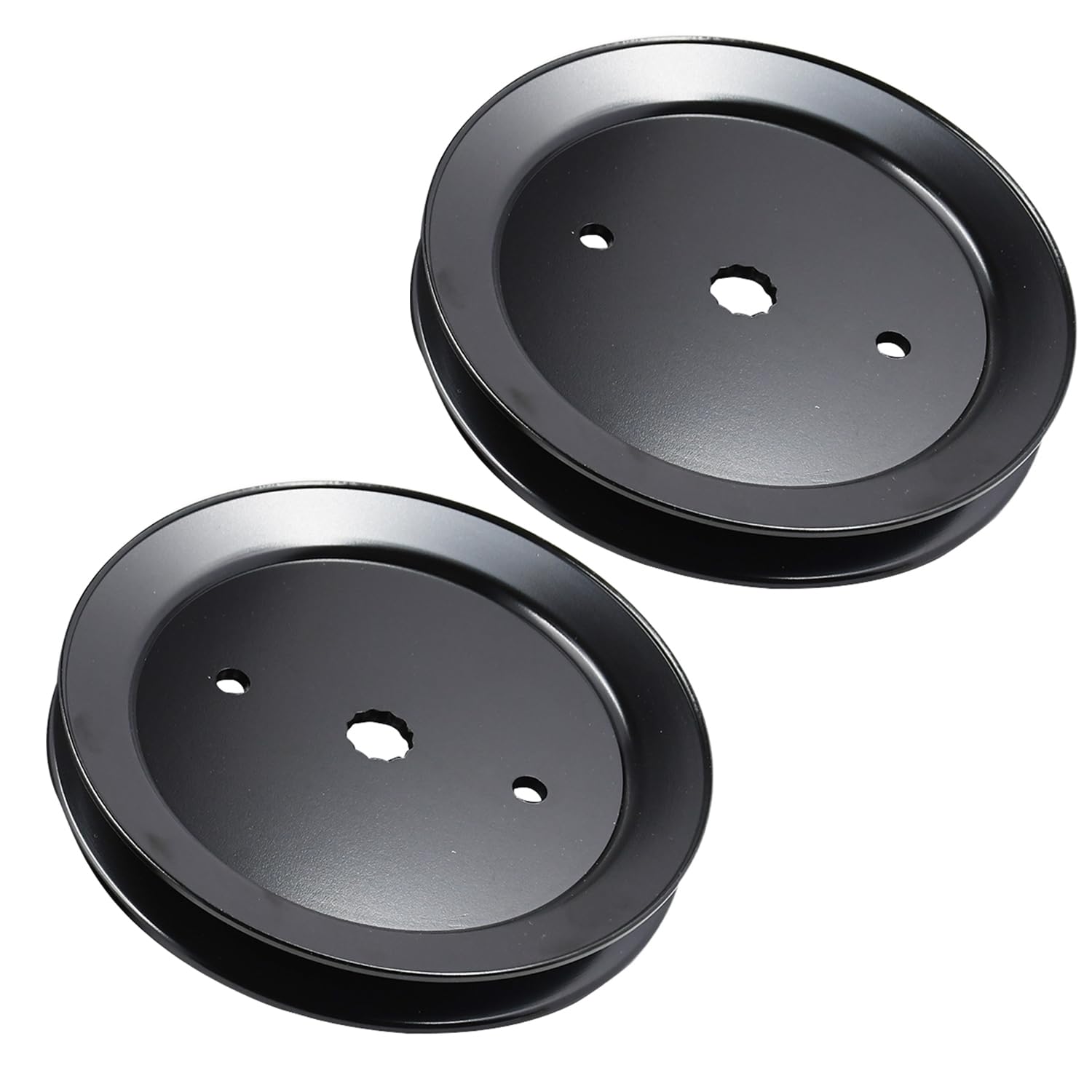 Photo 1 of 2PCS 197473 Spindle Pulley Compatible with Husqvarna Craftsman Poulan Ariens 42 46 inch Lawn Mowers 532195945 Husqvarna Pulley 21546446 Ariens Pulley 709731 195945 Craftsman Pulley