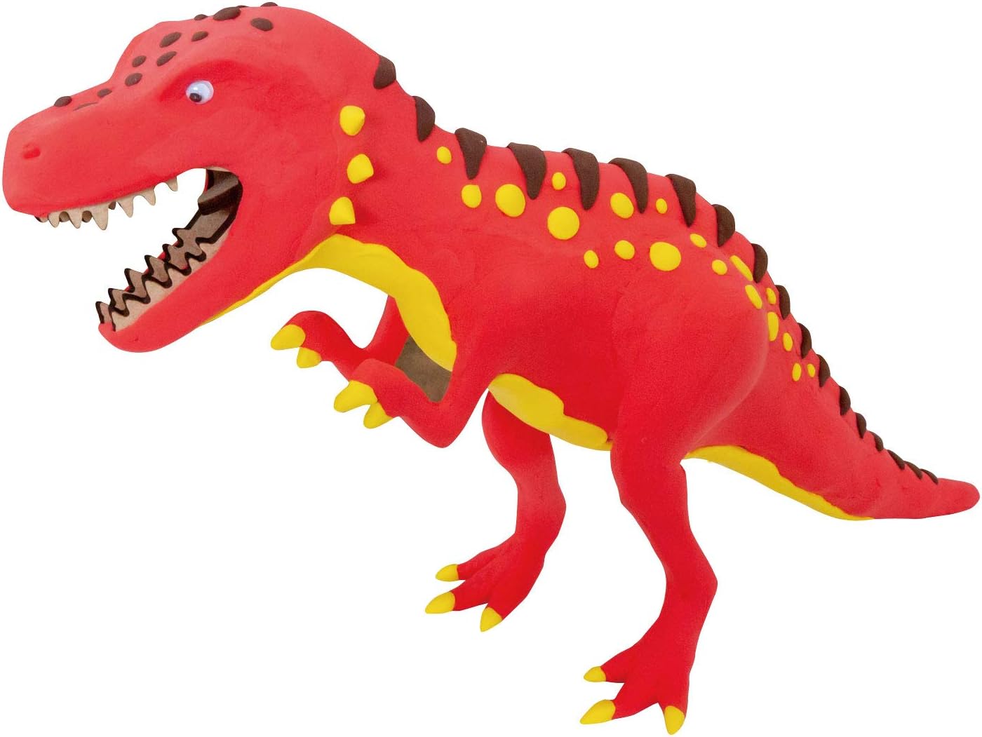 wooden dinosaur figures