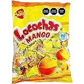 BENY LOCOCHAS MANGO FLAVORED HARD CANDY WITH CHILI CENTER 1LB .98OZ BAG 60PCS