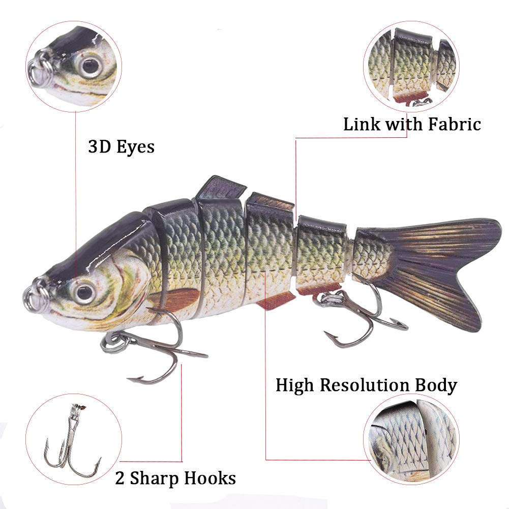 YL OUTDOOR Fishing Lures for Bass 3.9\