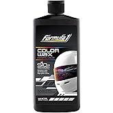 Formula 1 Color Wax Liquid for White Cars, Gives Ceramic Water Beading Protection and Ultimate Shiny Finish, Fills Minor Scratches with Color-Match Pigment, 16 oz