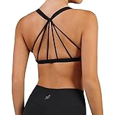 Flourish Blossom Women’s Sports Bras Low Support Curve Strappy Gym Workout Crop Top Bra
