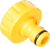 Hozelock Tap Connector 1" 33.3mm Threaded Outdoor Garden Hose Adapter Watertight view 1