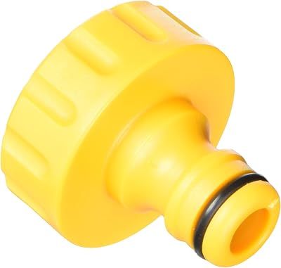 Hozelock Tap Connector 1" 33.3mm Threaded Outdoor Garden Hose Adapter Watertight