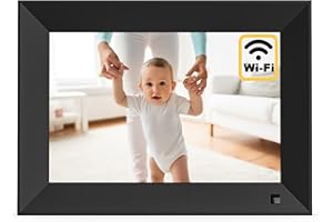 Arktronic 10.1 Inch Smart WiFi Digital Picture Frame 16GB, Digital Photo Frame with HD IPS Touch Screen, Easy to use, Instantly Share Photos/Videos via App or Email, Gift for Grandparents