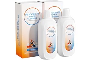 NUKISA Floor Cleaning Solution Compatible With Tineco , Deep Cleans for Multiple Hard Floors, Suitable With All Robot Vacuums with Mopping and Cordless Wet/Dry Vacuum Mop Cleaner (Fresh Ocean 2 Bottle)