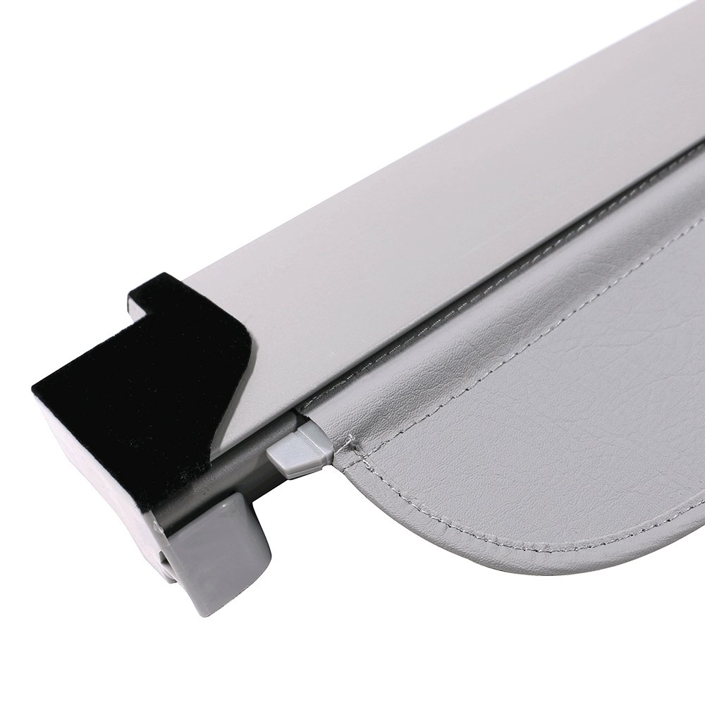 Grey Pu Tonneau Cover Retractable By Ikon Motorsports Cargo Cover Fits 2007 2013 Bmw X5 2008 2009 2010 2011 2012 Rear Deck Covers