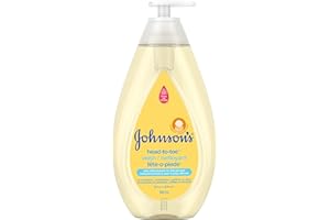 Johnson's Baby wash and shampoo for baths, head-to-toe, tear free, 800ml