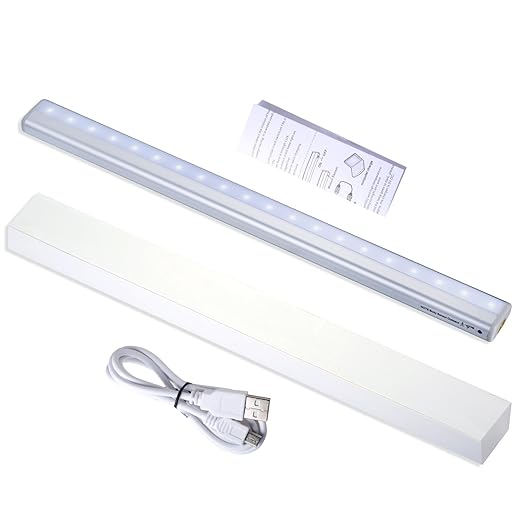 title=LED ricaricabile 20 USB di ricarica armadio luce del Governo di notte del LED