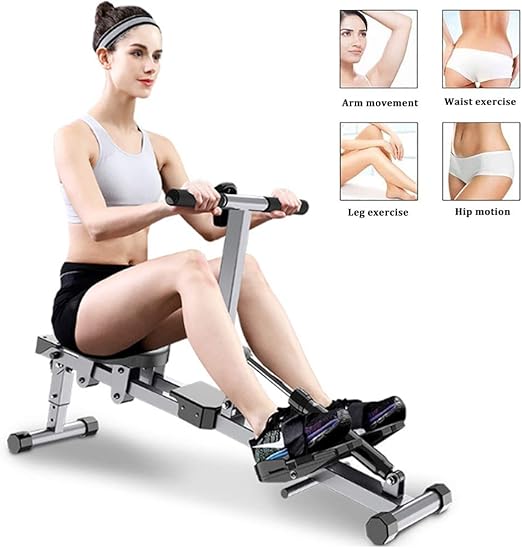 Jdiw Rowing Machine For Home Use Foldable Indoor Exercise Equipment Fitness Rower Male And Female Weight Loss Muscle Training Cardio Amazon Co Uk Kitchen Home