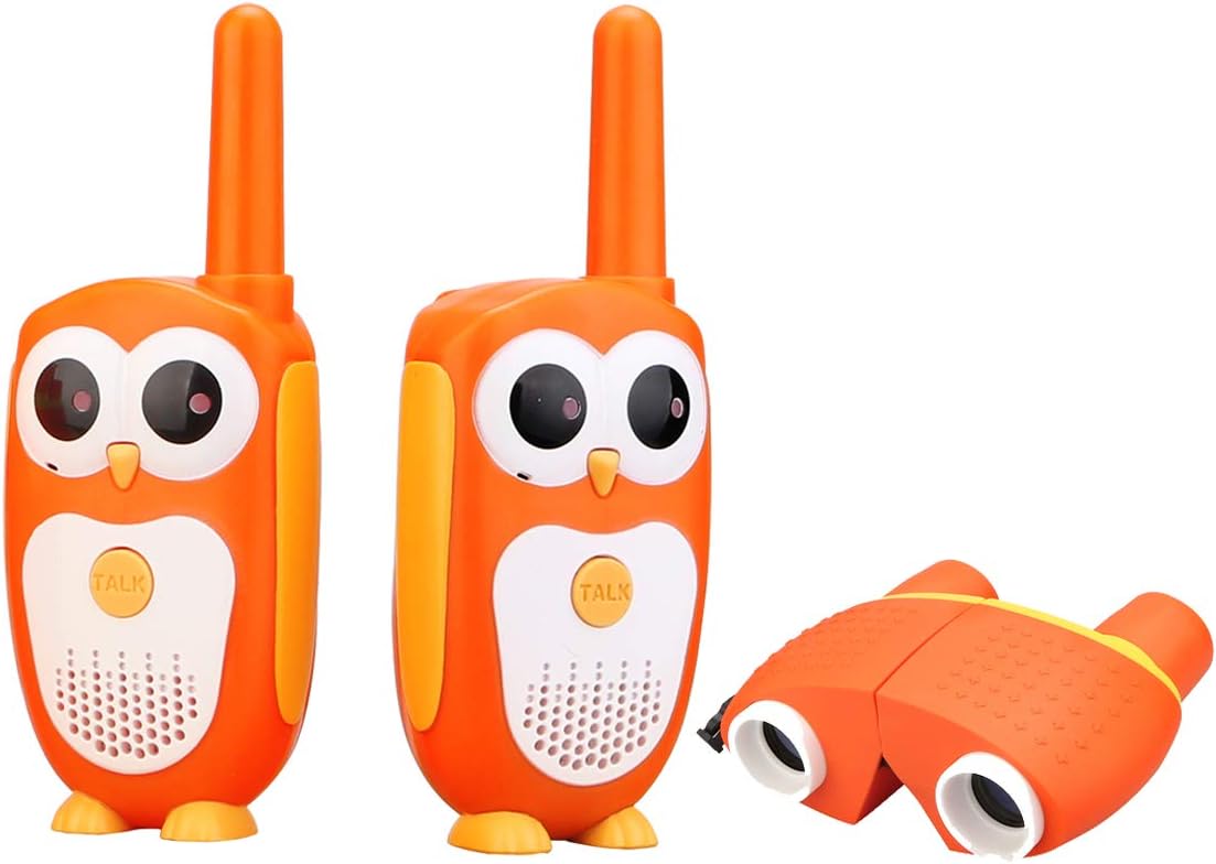 Retevis RT30 Owl Toddler Walkie Talkies Kids Binocular Toys