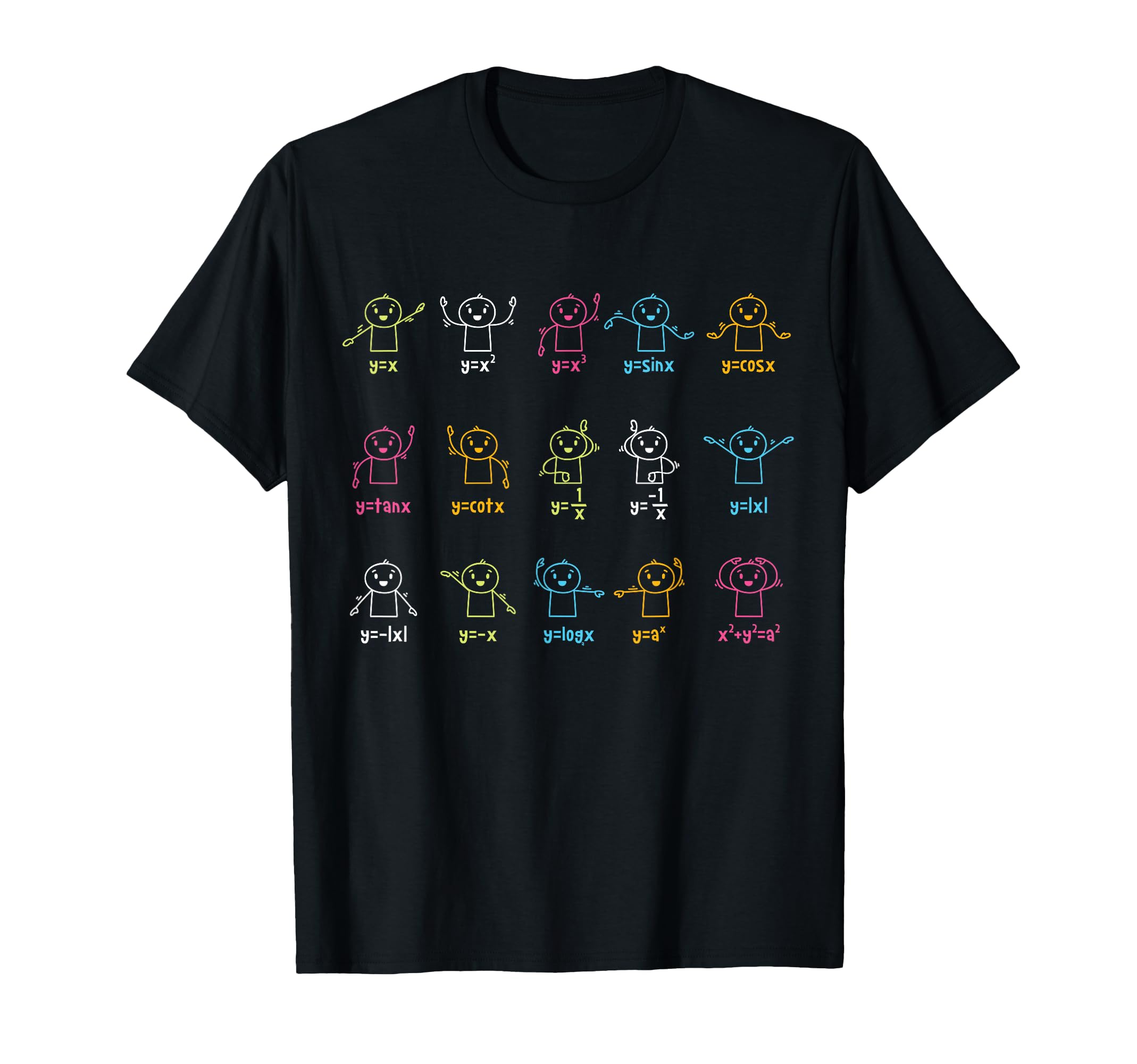 Photo 1 of Algebra Dance Funny Graph Figures Math Equation Teacher T-Shirt