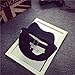 WILLTOO Embroidery Cotton Baseball Cap Boys Girls Snapback Hip Hop Flat Hat (Black)