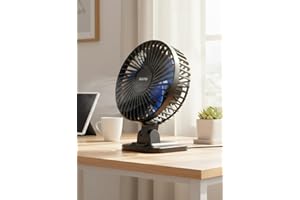 Quiet Personal USB Fan, Mini Portable Table Desktop Fan with 3 Speeds, 30° Vertical Adjustment for Home Office Car Summer Coo